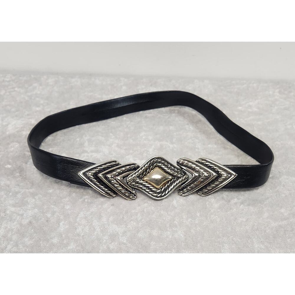 Vintage REVCOR Womens Silver & Gold-Tone Concho Belt Buckles